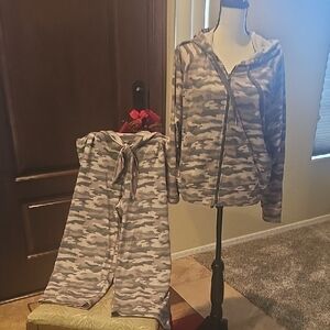 Camouflage Boho Pant Set.